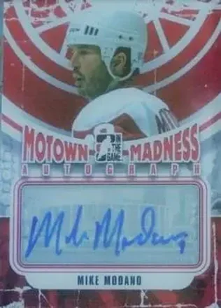 2012-13 In The Game Motown Madness - Autographs #A-MM - Mike Modano - Detroit Red Wings
