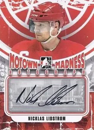 2012-13 In The Game Motown Madness - Autographs #A-NLI - Nicklas Lidstrom - Detroit Red Wings