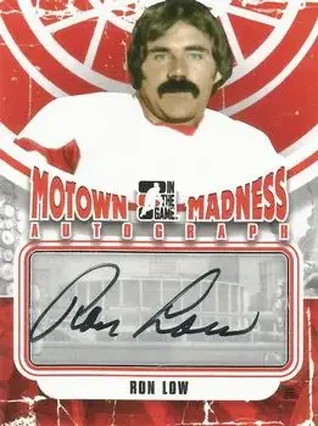 2012-13 In The Game Motown Madness - Autographs #A-RLO - Ron Low - Detroit Red Wings
