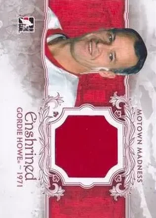 2012-13 In The Game Motown Madness - Enshrined Memorabilia #E-03 - Gordie Howe - Detroit Red Wings