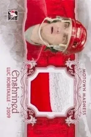 2012-13 In The Game Motown Madness - Enshrined Memorabilia #E-06 - Luc Robitaille - Detroit Red Wings