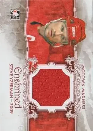 2012-13 In The Game Motown Madness - Enshrined Memorabilia #E-09 - Steve Yzerman - Detroit Red Wings