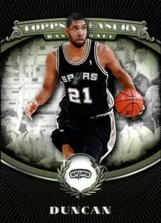 2008-09 Topps Treasury #4 Tim Duncan
