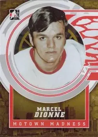2012-13 In The Game Motown Madness - Gold #30 - Marcel Dionne - Detroit Red Wings