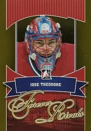 2012-13 In The Game Forever Rivals - Gold #44 - Jose Theodore - Montreal Canadiens