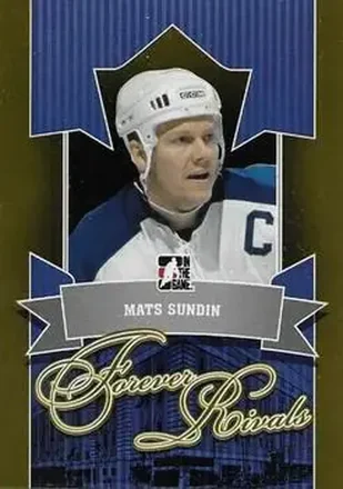 2012-13 In The Game Forever Rivals - Gold #90 - Mats Sundin - Toronto Maple Leafs