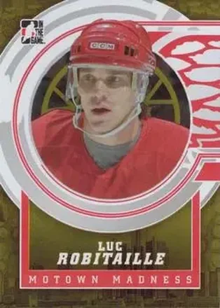 2012-13 In The Game Motown Madness - Gold #123 - Luc Robitaille - Detroit Red Wings