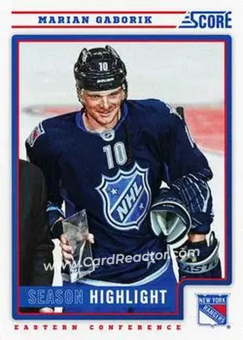 2012-13 Score #16 - Marian Gaborik - New York Rangers - Front