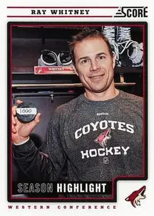 2012-13 Score #20 - Ray Whitney - Phoenix Coyotes