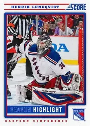 2012-13 Score #29 - Henrik Lundqvist - New York Rangers