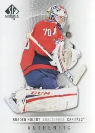 2012-13 SP Authentic #8 - Braden Holtby - Washington Capitals