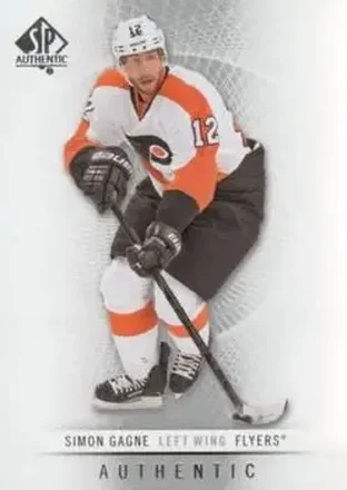 2012-13 SP Authentic #10 - Simon Gagne - Philadelphia Flyers