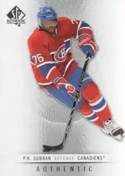 2012-13 SP Authentic feature card