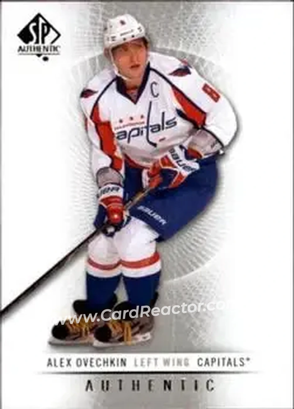 2012-13 SP Authentic #28 - Alex Ovechkin - Washington Capitals - Front