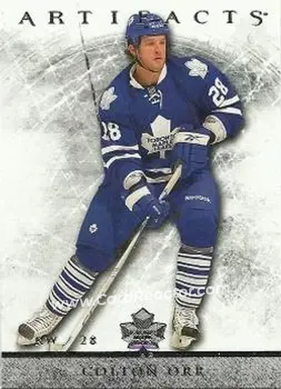 2012-13 Upper Deck Artifacts #12 - Colton Orr - Toronto Maple Leafs - Front