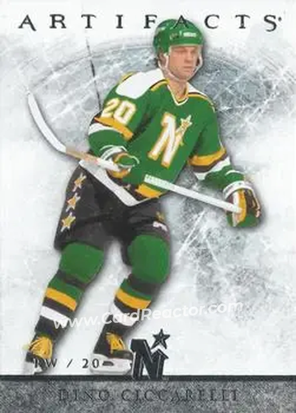 2012-13 Upper Deck Artifacts #20 - Dino Ciccarelli - Minnesota North Stars - Front