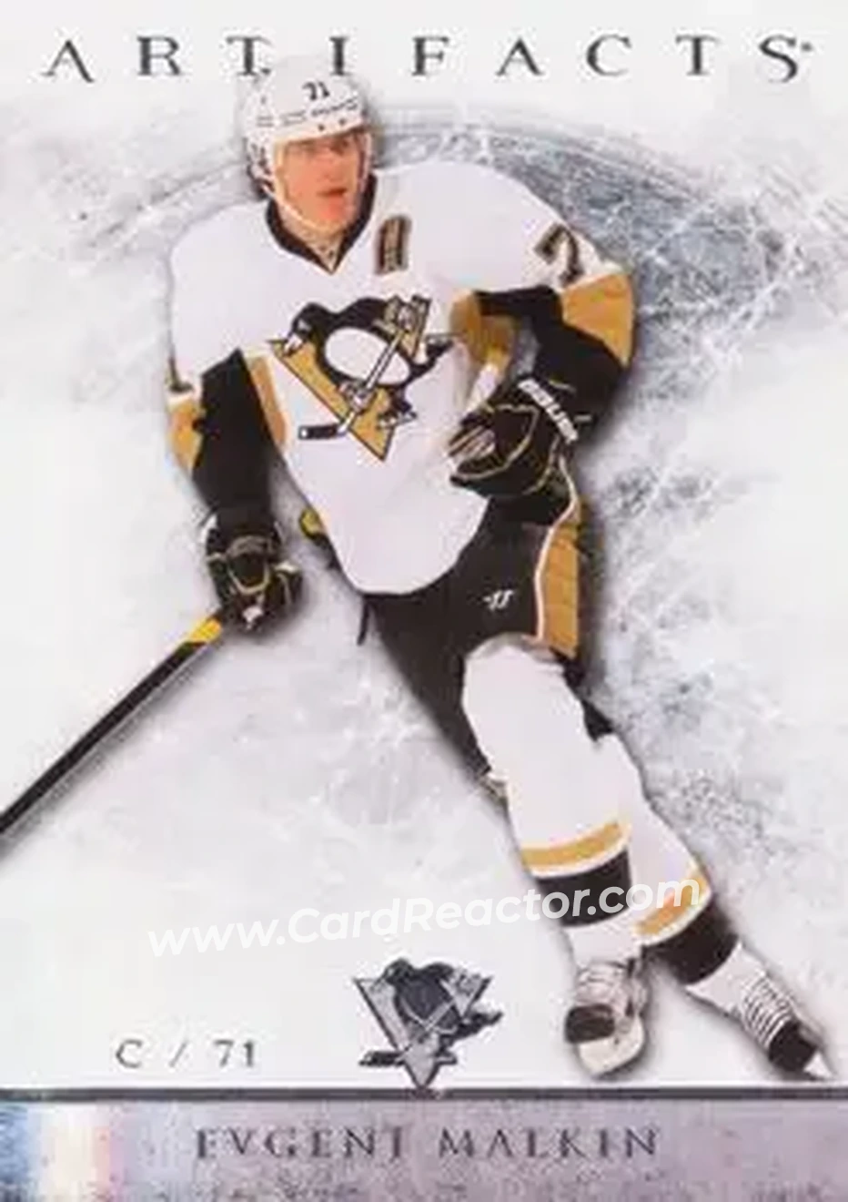 2012-13 Upper Deck Artifacts #28 - Evgeni Malkin - Pittsburgh Penguins - Front 2012-13 Upper Deck Artifacts #28 - Evgeni Malkin - Pittsburgh Penguins - Front