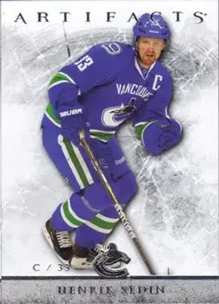 2012-13 Upper Deck Artifacts #30 - Henrik Sedin - Vancouver Canucks