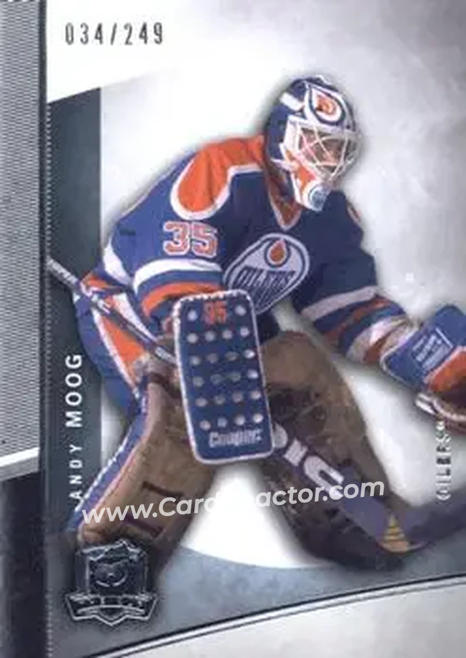 2012-13 Upper Deck The Cup #37 - Andy Moog - Edmonton Oilers - Front 2012-13 Upper Deck The Cup #37 - Andy Moog - Edmonton Oilers - Front