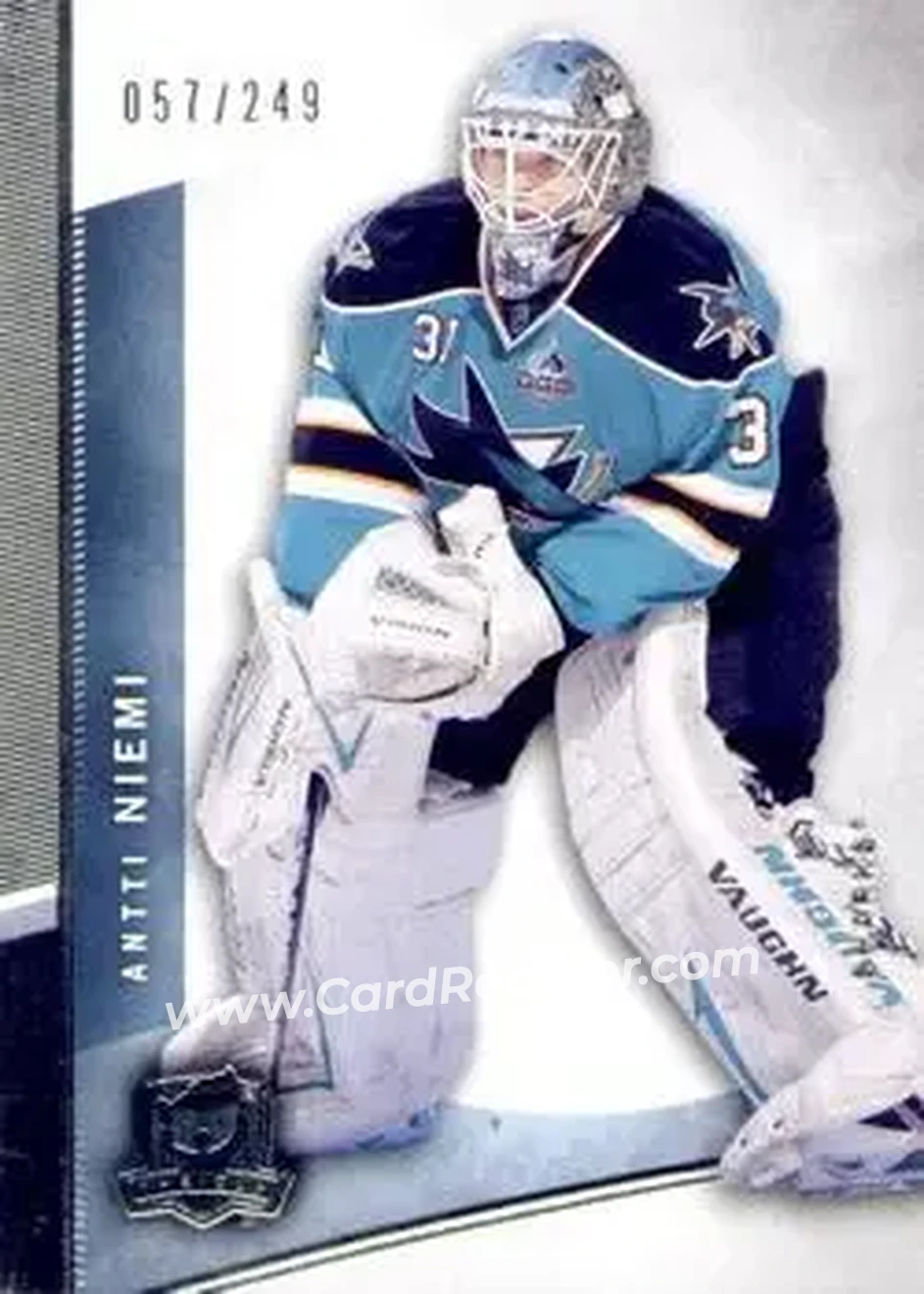 2012-13 Upper Deck The Cup #72 - Antti Niemi - San Jose Sharks - Front