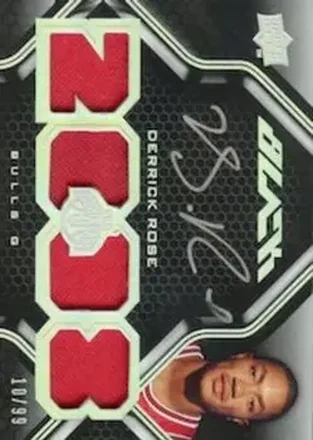 2008-09 UD Black #43 - Derrick Rose - Chicago Bulls