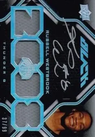 2008-09 UD Black #46 - Russell Westbrook - Oklahoma City Thunder