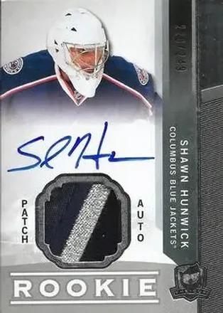 2012-13 Upper Deck The Cup #102 - Shawn Hunwick - Columbus Blue Jackets