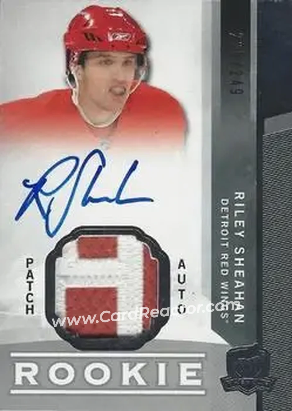 2012-13 Upper Deck The Cup #107 - Riley Sheahan - Detroit Red Wings - Front