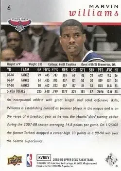 Back of Marvin Williams
