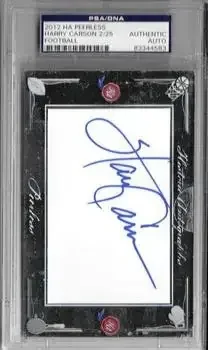 2012 Historic Autographs Peerless Edition feature card