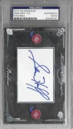 2012 Historic Autographs Peerless Edition #NNO - Sam Huff