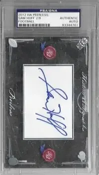 2012 Historic Autographs Peerless Edition feature card