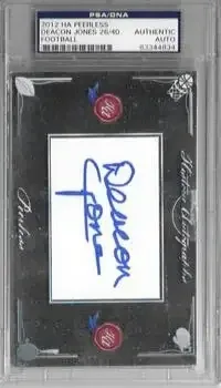 2012 Historic Autographs Peerless Edition feature card