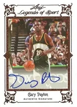2012 Leaf Legends of Sport feature card