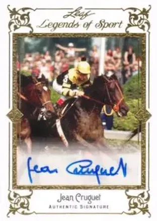 2012 Leaf Legends of Sport #BA-JC1 - Jean Cruguet