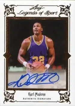 2012 Leaf Legends of Sport feature card