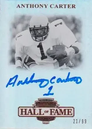 2012 Press Pass Legends Hall of Fame #LG-AC Anthony Carter