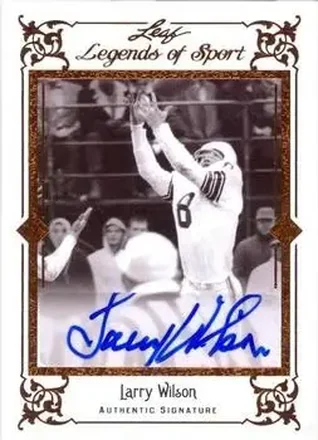 2012 Leaf Legends of Sport #BA-LW1 - Larry Wilson