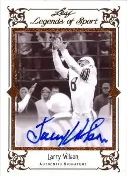 2012 Leaf Legends of Sport feature card