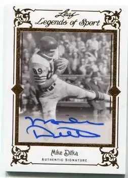 2012 Leaf Legends of Sport feature card