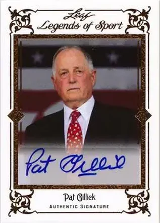 2012 Leaf Legends of Sport #BA-PG1 - Pat Gillick