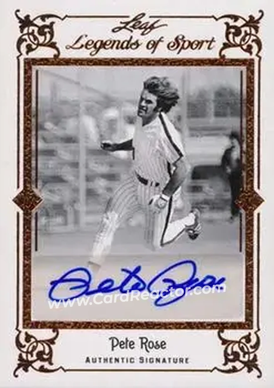 2012 Leaf Legends of Sport #BA-PR1 - Pete Rose - Front