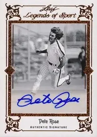 2012 Leaf Legends of Sport #BA-PR1 - Pete Rose