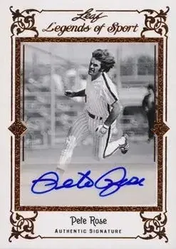 2012 Leaf Legends of Sport feature card
