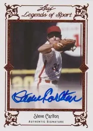 2012 Leaf Legends of Sport #BA-SC1 - Steve Carlton - Philadelphia Phillies