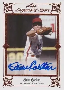 2012 Leaf Legends of Sport feature card