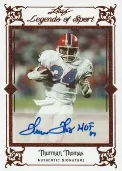 2012 Leaf Legends of Sport feature card