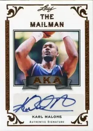 2012 Leaf Legends of Sport - AKA Autographs #AKA-KM1 - Karl Malone - Utah Jazz