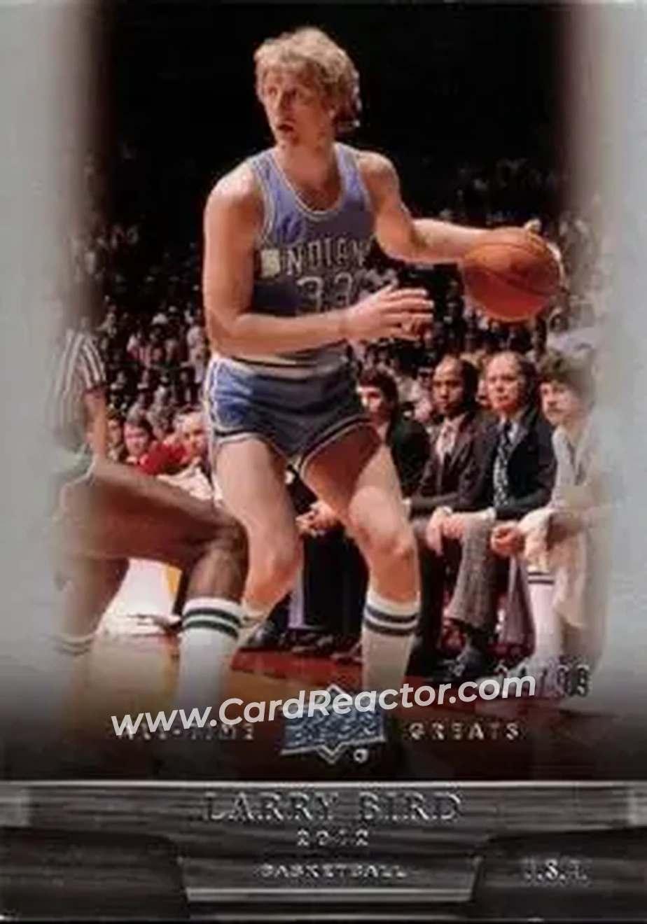 2012 Upper Deck All-Time Greats #38 - Larry Bird - Indiana State Sycamores - Front