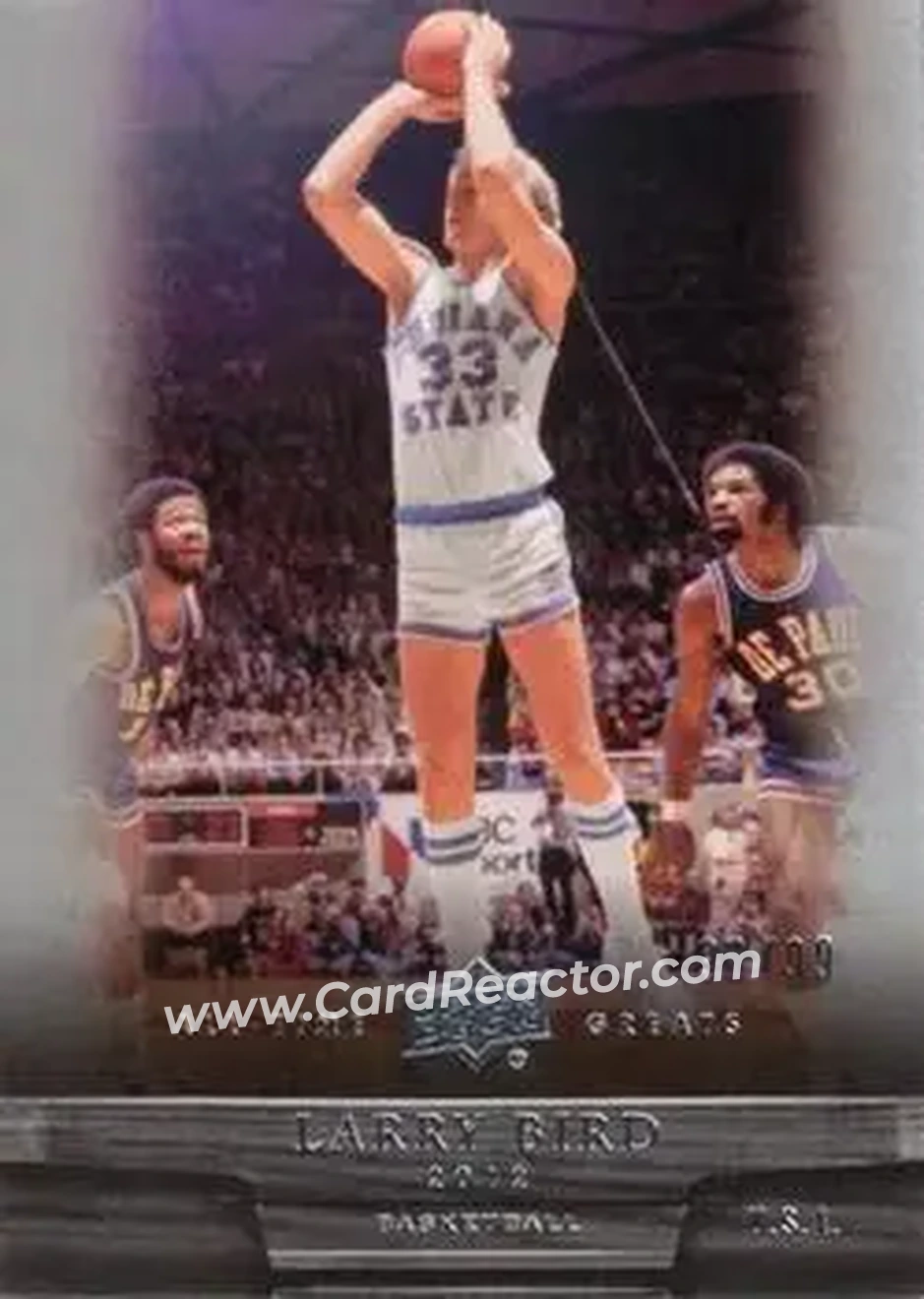 2012 Upper Deck All-Time Greats #39 - Larry Bird - Indiana State Sycamores - Front